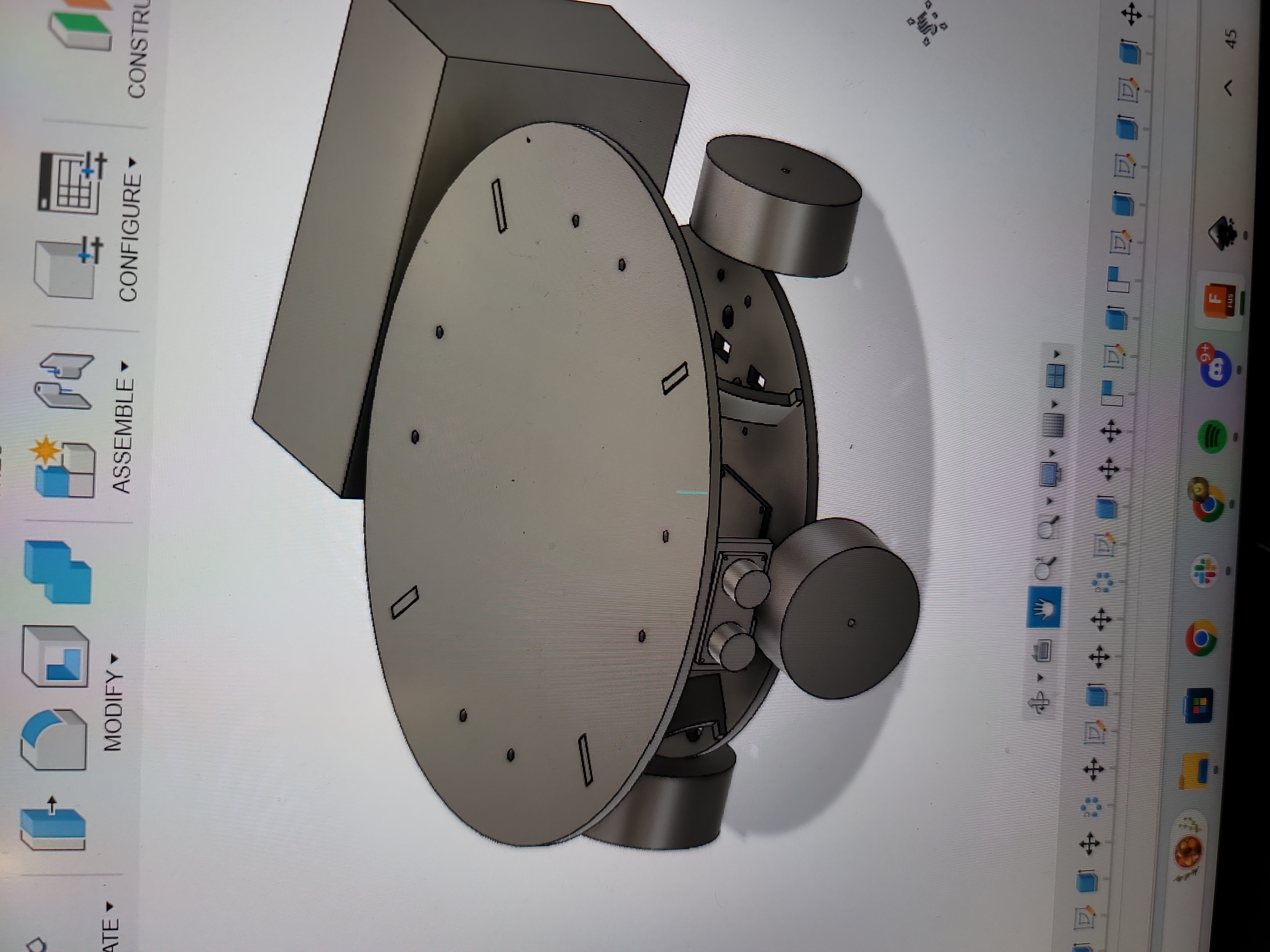 robot in fusion 360